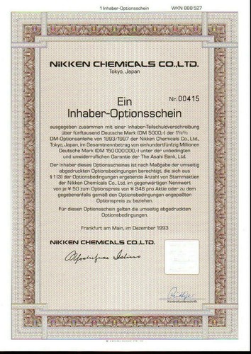 Nikken chemicals ltd - nikken,