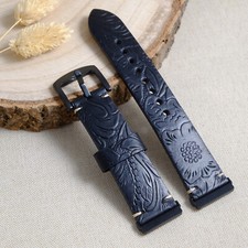 Apple / Fitbit / Samsung - Armbanduhr Top-Grain-Rindsleder BL03 A