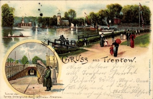 Litho berlin treptow paradies - berlin, treptow,