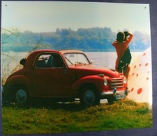 Retro Blechschild Oldtimer