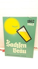 WERBESCHILD WERBETAFEL PERTINAX VEB SACHSENBRÄU LEIPZIG BIER BRAUEREI OSTALGIE