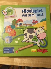 Haba 5580 Fädelspiel Auf dem Land Meine erste Spielwelt Bauernhof ab 1,5 Jahren