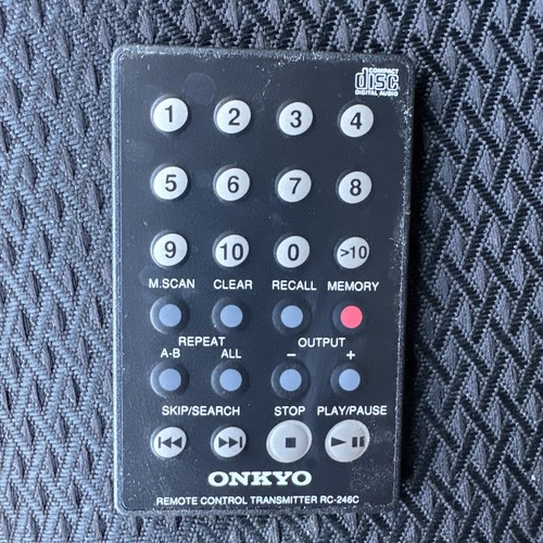 Onkyo 246c remote control - onkyo,