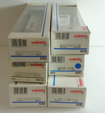 Konvolut Märklin H0 Leerverpackung 6 Stück siehe Foto PK1927