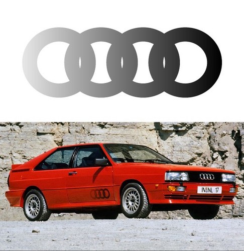 Audi urquattro tür - audi, aufkleber