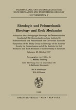 Rheologie und Felsmechanik / Rheology and Rock Mechanics Leopold Müller