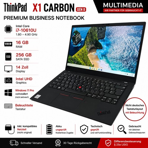 Lenovo thinkpad carbon gen - thinkpad, x1