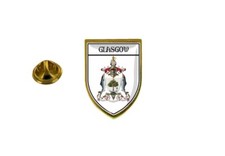Anstecknadel Pin Abzeichen Souvenir Rathaus Flagge Land Wappen Glasgow Scotland