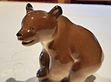 Bär Porzellanfigur süßer Porzellanbär Lomonossov-Bear gestempelt UDSSR