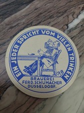 Alter Bierdeckel   Brauerei Ferd. Schumacher, Düsseldorf