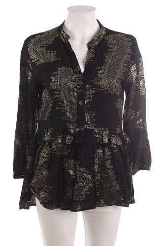 Zebra bluse schwarz 3085 - m, #3085