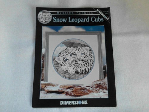 Dimensions snow leopard cubs - snow,