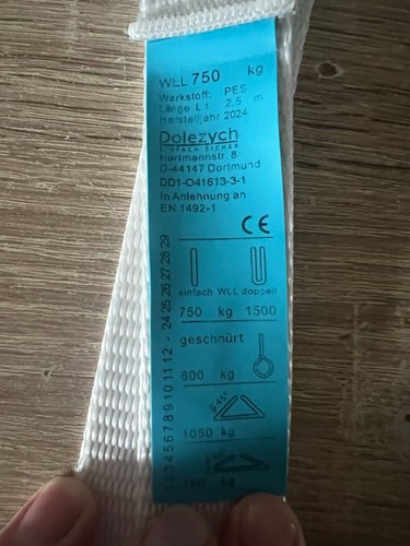 Hebeschlinge hebegurt schlupf - hebegurt,