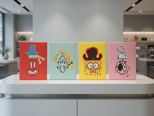 Spongebob burger king socken - burger,