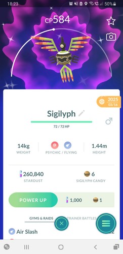 Shiny sigilyph schillernd - sigilyph, (schillernd