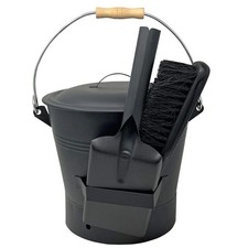 Ascheeimer 12L mit Deckel