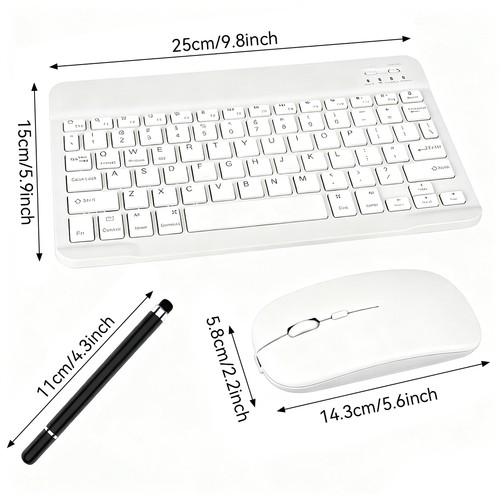 Weiß tastatur maus - maus, set