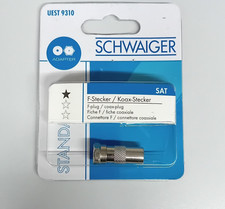 Schwaiger SAT Adapter - F-Stecker   IEC Stecker, UEST9310