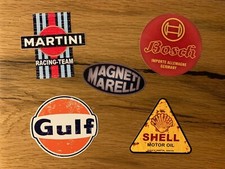 5x Vintage Rally Aufkleber