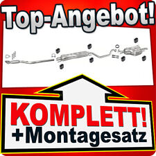 Auspuff für OPEL ZAFIRA A 1.8 125PS 2000-2003 +Rohr Auspuffanlage