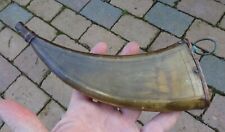 alte Pulverflasche   aus  Horn