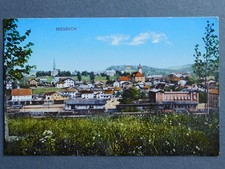 Miesbach Karte mit Bahnhof von 1910/20