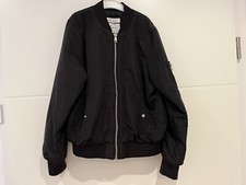 H&M Pilotenjacke, Bomberjacke, Gr. 146, schwarz