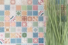 Retro fliese mosaikfliesen - retro,