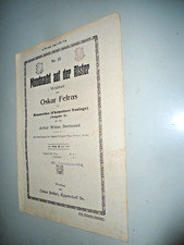 Noten für Konzertina,  Mondnacht auf der Alster, Oskar Fetras, Walzer