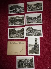 8 DDR Hochglanz Fotos Sächsische Schweiz schwarz weiß Barbarine Königstein