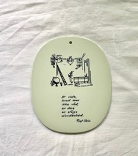 Wandplatte von Piet Hein -