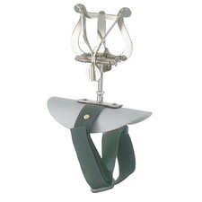 Stölzel Marschgabel Böhmflöte vernickelt mit Klettband - Marschgabel