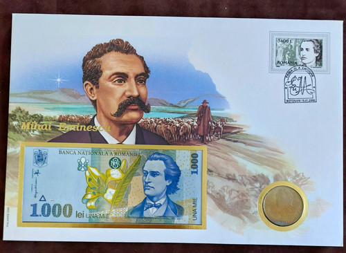 Banknotenbrief rumänien - -,