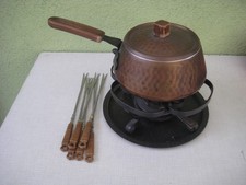 Fondue Set aus Kupfer  von Spring Culinox Swiss Made, 70er Jahre