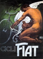 Altes Poster Cicli Fiat (22 x