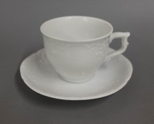 Kaffeetasse & Untertasse  Rosenthal Sanssouci weiss  Hotel Geschirr #1