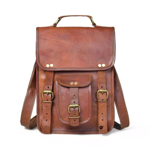 Tasche leder vintage messenger - vintage,