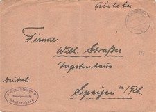 845817) all. Bes. Gebühr Bezahlt Blg. aus Rheinzabern 