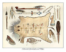 Indianische Waffen und Geräte