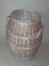 Wäschekorb Wäschebox Wäschetruhe Weidenkorb  rund 57x47cm Weide Made in GDR