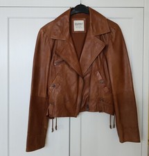 Lederjacke, Esprit,  Gr 36
