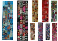 Großer Patchwork Wandteppich