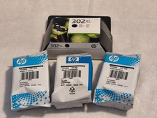 4 HP Patronen 302 -1x XL schwarz und 3 x Farbe orginal