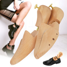 2x Schuhspanner Holz Schuhdehner Schuhweiter Holzschuhspanner mit Doppelfeder