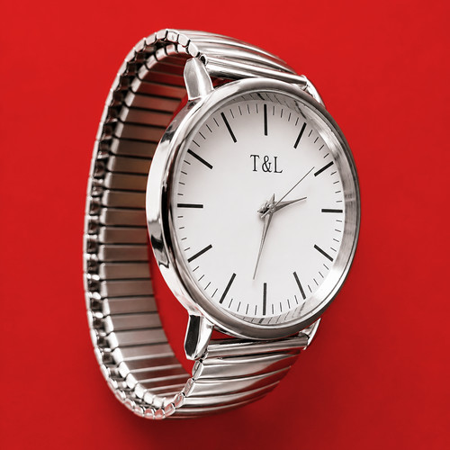 Quarz uhr zugband - quarz, edelstahl