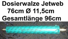 JETWEB DOSIERWALZE GUMMIWALZE DRUCKWALZE DRUCKMASCHINE WALZE LEIMWERK OFFSET