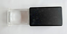 Lupe Taschenlupe mit 2 verschiedenen ausziehbaren Linsen 4 x 3 cm