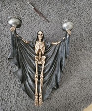 Sensemann, Kerzenhalter, Gothic, Deko, Satan, 