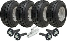 20.5x8.0-10 Doppel Achse Anhänger Set Straße Gesetzliche Räder Hub & Stumpf