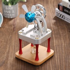 New Hot Air Stirling Engine Model Toy Mini Vertical Cylinder Generator Motor Toy